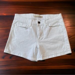 Joe’s white jean shorts